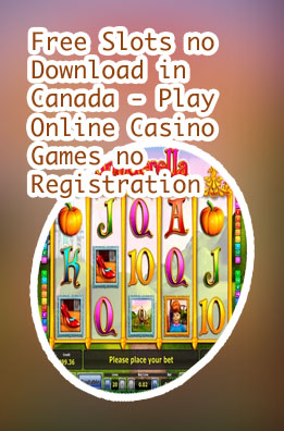 Free online slots no registration